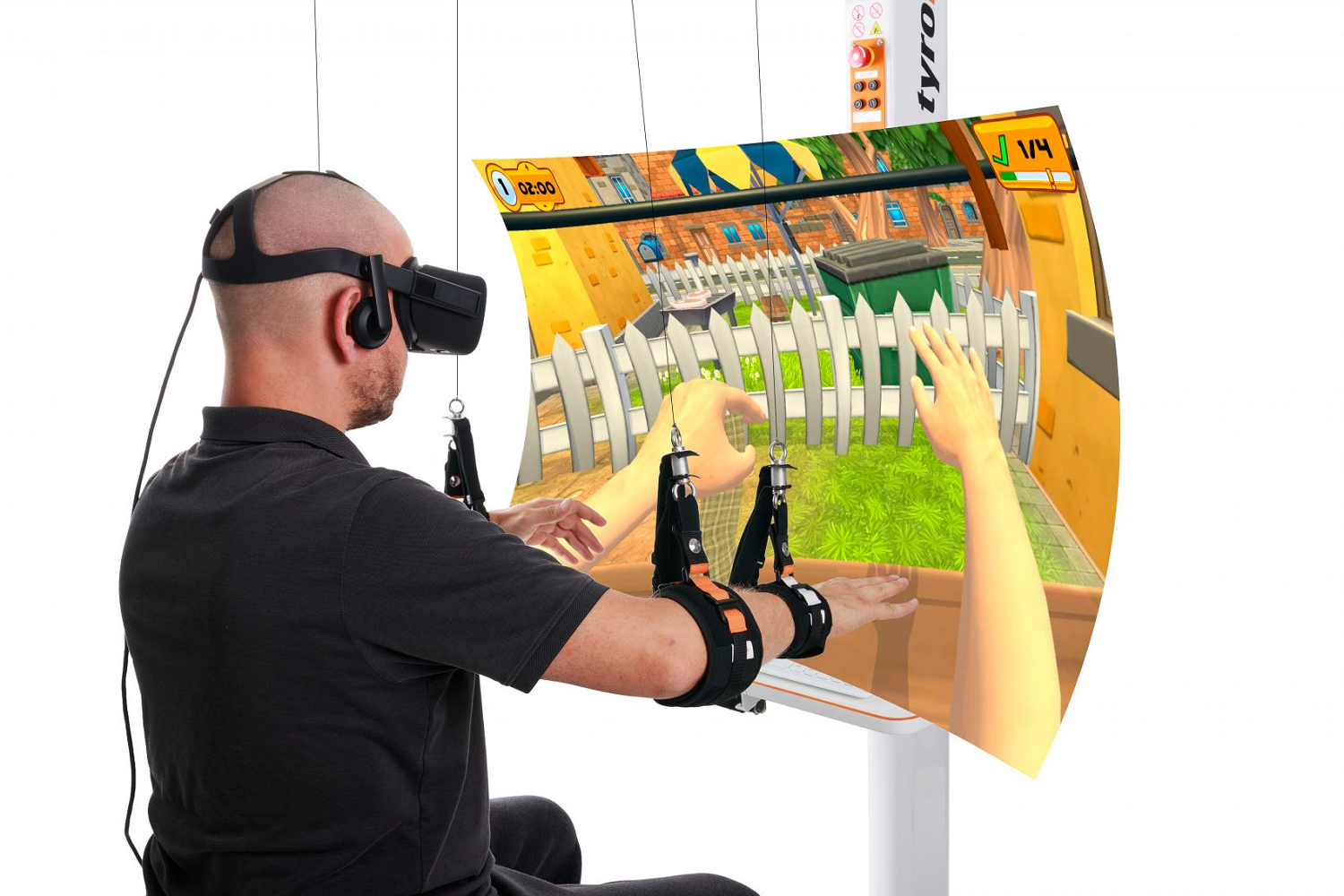 Diego-VR-rehabilitacja kończyn górnych-Tyromotion-Skyfi
