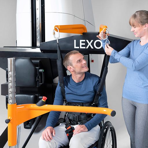 geos-end effector-lexo-tyromotion-reedukacja chodu-lokomat- robot rehabilitacyjny-egzoszkielet rehabilitacja